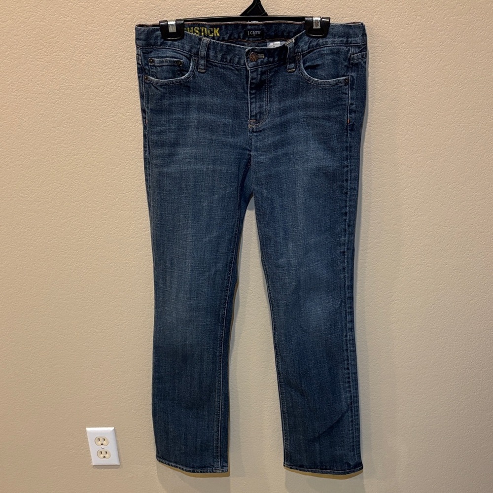 J. Crew Women's Classic Blue Straight Leg Jeans-Size 30